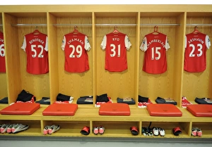 Arsenal Dressing Room: Pre-Match Focus before Arsenal vs. Liverpool at Emirates Stadium