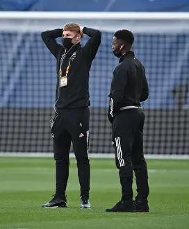 Arsenal Duo Eddie Nketiah and Emile Smith Rowe Prepare for Villarreal Showdown in Europa League Semi-Final