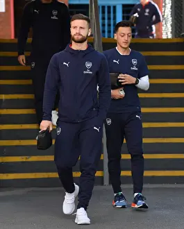 Crystal Palace V Arsenal 2018-19 Prints: Arsenal Duo Mustafi and Ozil Head to Selhurst Park Ahead of Crystal Palace Clash (2018-19)