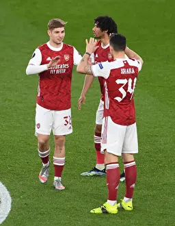 Arsenal Duo Smith Rowe and Xhaka Prepare for Olympiacos Showdown in Empty Emirates Stadium - UEFA Europa League 2020-21
