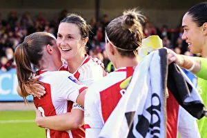 Brighton And Hove Albion V Arsenal 2023-24 Prints: Arsenal Embrace Victory: Brighton & Hove Albion vs Arsenal FC - Barclays Women's Super League (2023-24)