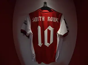 Arsenal: Emile Smith Rowe's Shirt in the Changing Room before Arsenal vs Leeds United (Carabao Cup 2021-22)