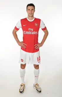 Arsenal at Emirates: Robin van Persie's 1st Team Photocall and Membersday, August 2010
