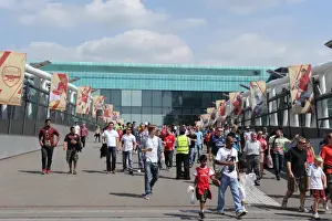 Arsenal at Emirates Stadium: Ken Friar Bridge during Arsenal vs New York Red Bulls - Emirates Cup, London