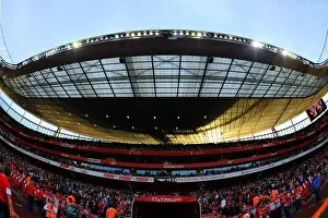 Arsenal Swansea City 2014/15 Prints: Arsenal at Emirates Stadium: Pre-Match Excitement vs Swansea City (2014/15)