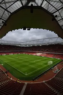 Arsenal V Crystal Palace 2021-22 Prints: Arsenal at Emirates Stadium: Pre-Match Scene vs Crystal Palace, Premier League 2021-22