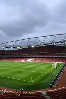 Arsenal V Crystal Palace 2021-22 Prints: Arsenal at Emirates Stadium: Pre-Match Scene vs Crystal Palace, Premier League 2021-22