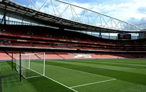 Arsenal V Norwich City 2015-16 Prints: Arsenal at Emirates Stadium: Pre-Match Scene vs Norwich City (2015-16)