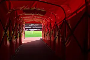 Arsenal V Watford 2017-18 Prints: Arsenal at Emirates Stadium: Pre-Match Tunnel View (Arsenal vs. Watford, 2017-18)