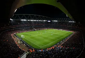 Arsenal V Marseille 2013-14 Prints: Arsenal at Emirates Stadium: Preparing for Marseille in the UEFA Champions League