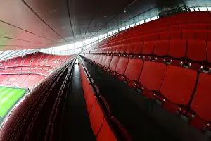Arsenal V Aston Villa 2013-14 Prints: Arsenal at Emirates Stadium: Upper Tier Seating (Arsenal vs. Aston Villa, 2013-14)