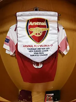 Arsenal Europa League Semi-Final Pennant: Arsenal vs Valencia (2018-19)