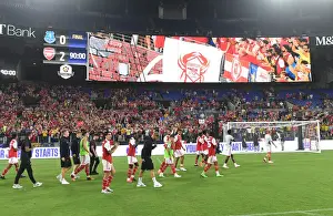 Arsenal and Everton Players Wave to Fans after Pre-Season Friendly in Baltimore