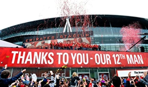 Arsenal FA Cup Final Victory Parade 2014-15 Prints: Arsenal FA Cup Triumph: 2014-15 Victory Parade