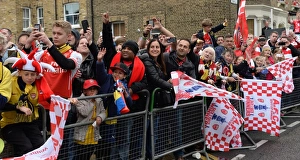 Arsenal FA Cup Final Victory Parade 2014-15 Prints: Arsenal FA Cup Triumph: 2014-15 Victory Parade