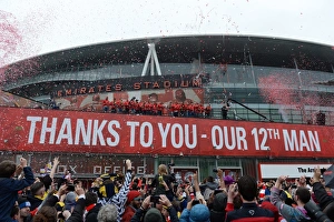 Arsenal FA Cup Final Victory Parade 2014-15 Prints: Arsenal FA Cup Triumph: 2014-15 Victory Parade