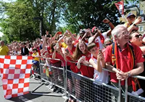Arsenal FA Cup Victory: Celebrating with a Triumphant Parade through Islington, London