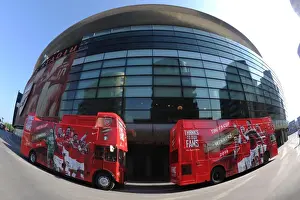 Arsenal Trophy Parade 2014 Prints: Arsenal FA Cup Victory Parade: Celebrating Triumph at Emirates, London (2014)