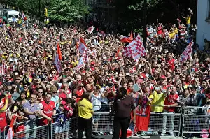 Arsenal FA Cup Victory: A Sea of Celebrating Fans (2014)