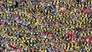 Arsenal Faithful at the FA Cup Final vs Aston Villa, Wembley Stadium, London, 2015
