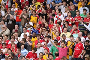 Fulham V Arsenal 2008-09 Prints: Arsenal fans
