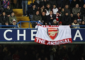 Chelsea v Arsenal 2008-09 Collection: Arsenal fans