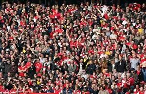 Arsenal v Tottenham 2009-10 Collection: Arsenal fans