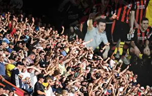 AFC Bournemouth V Arsenal 2022-23 Prints: Arsenal Fans in Action: AFC Bournemouth vs Arsenal FC, Premier League 2022-23