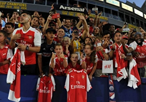 Arsenal V Chivas 2016-17 Prints: Arsenal Fans in Action: Pre-Season Match against Chivas, Carson, California (2016-17)