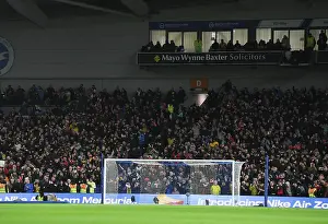 Arsenal Fans Amidst the Action: Brighton & Hove Albion vs Arsenal FC, Premier League 2022-23