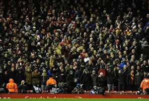 Arsenal Fans at Anfield: Intense Rivalry in the Premier League (Liverpool vs Arsenal, 2015-16)