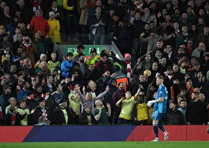 Arsenal Fans at Anfield: Liverpool vs Arsenal, Premier League 2021-22