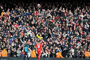 Arsenal Fans at Anfield: Liverpool vs Arsenal, Premier League 2011-12
