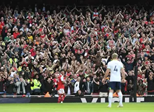 Arsenal Fans Applaud Ben White Amidst Intense Arsenal vs. Tottenham Rivalry (2022-23)