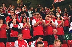 Arsenal fans. Arsenal 1: 0 Southampton. The F