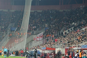 Olympiacos V Arsenal 2015-16 Prints: Arsenal Fans in Athens: United in Support at Olympiacos vs