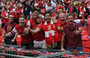 Arsenal Fans Await FA Cup Final vs Hull City at Wembley Stadium