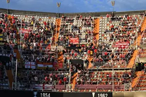 Valencia CF V Arsenal 2018-19 Prints: Arsenal Fans Await Semi-Final Showdown at Valencia's Estadio Mestalla