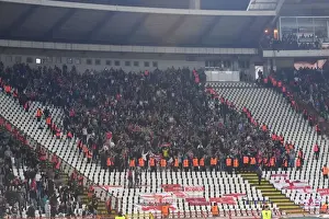 Red Star Belgrade V Arsenal 2017-18 Prints: Arsenal Fans in Belgrade: Red Star Belgrade vs Arsenal UEFA Europa League 2017-18
