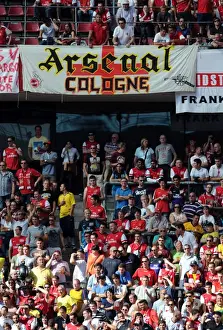 Arsenal Fans Celebrate 4-0 Pre-Season Victory over Cologne at Rhein Energie Stadium