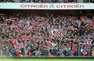 Arsenal Fans Celebrate Goals Against Tottenham in the Premier League