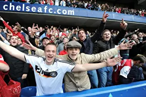 Arsenal Fans Celebrate Premier League Victory over Chelsea (2011-12)