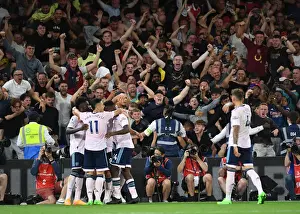 Arsenal Fans Celebrate Second Goal vs Crystal Palace in 2022-23 Premier League