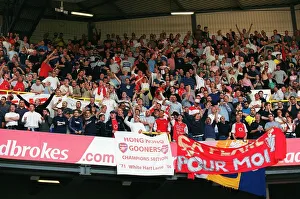 Images Dated 7th April 2005: Arsenal Fans celebrate winning the League. Tottenham Hotsour v Arsenal