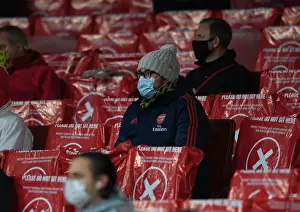 Arsenal Fans Cheer at Emirates Stadium during UEFA Europa League Match vs Rapid Wien