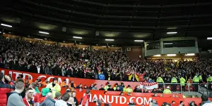 Manchester United V Arsenal FA Cup 2010-11 Prints: Arsenal Fans Determination Amid Manchester United's 2-0 FA Cup Victory at Old Trafford (2010)