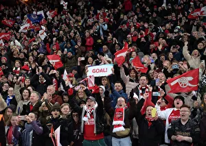 Arsenal Women V Chelsea Women - Conti Cup Final 2023 Prints: Arsenal Fans Euphoria and Disappointment: FA Women's League Cup Final: Chelsea vs Arsenal