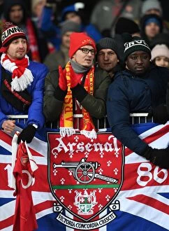FC Vorskla Poltava v Arsenal 2018-19 Collection: Arsenal fans. FC Vorskla Poltava 0: 3 Arsenal. Europa League. Group Stage. Olympic Stadium