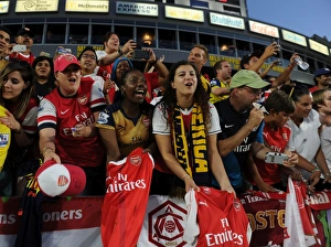 Arsenal V Chivas 2016-17 Prints: Arsenal Fans in Full Force: Arsenal vs. Chivas Pre-Season Clash, Carson, California