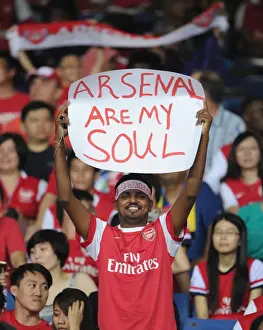 Malaysia XI V Arsenal 2012-13 Prints: Arsenal Fans in Full Force: Malaysia XI vs Arsenal (2012-13)
